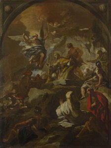 Het martelaarschap van Sint Januarius door Luca Giordano