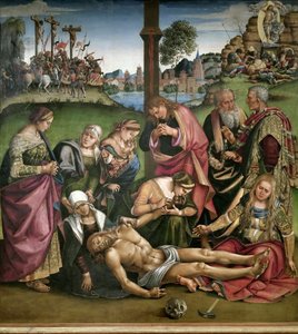 Rouw over de Dode Christus door Luca Signorelli
