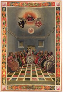 De nederdaling van de Heilige Geest door Luca Signorelli