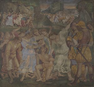 De Triomf van Kuisheid: Liefde Ontwapend en Gebonden Fresco