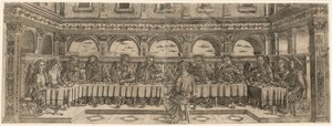 Het Laatste Avondmaal paar door Lucantonio degli Uberti