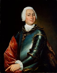 Portret van graaf Ernst Christoph von Manteuffel, 18e eeuw