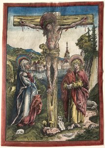 Christus aan het Kruis tussen de Maagd en Sint Jan