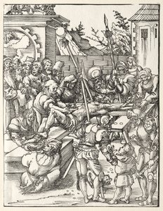 Martelaarschap van St. Bartholomeus door Lucas Cranach