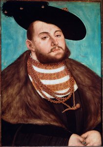 Portret van Johan Frederik II de Grootmoedige, keurvorst van Saksen