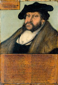 Portret van Johan de Standvastige, keurvorst van Saksen