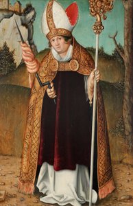 Heilige Erasmus door Lucas Cranach d. Ä.