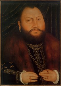 Johann Friedrich de Grootmoedige door Lucas Cranach der Jüngere