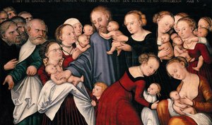 Christus zegent de kinderen, c.1540