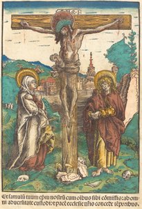 Christus aan het Kruis tussen de Maagd en Sint Jan