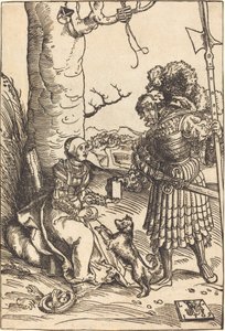 David en Abigail door Lucas Cranach the Elder