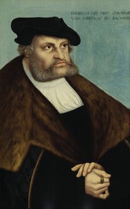 Keurvorst Friedrich de Wijze door Lucas Cranach the Elder