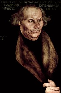Hans Luther (1459-1530), Vader van Martin Luther door Lucas Cranach the Elder