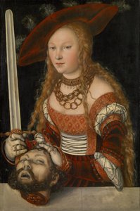 Judith met het hoofd van Holofernes, c.1530 door Lucas Cranach the Elder