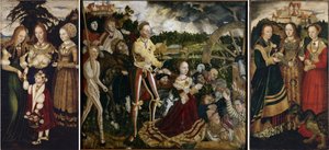 Katharina-altaar door Lucas Cranach the Elder