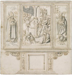 Lucas Cranach altaarschets door Lucas Cranach the Elder