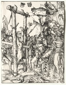 Martelaarschap van St. Simeon, ca. 1510-1515 door Lucas Cranach the Elder
