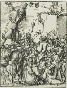 Sint Andreas, uit Het martelaarschap van de apostelen door Lucas Cranach the Elder