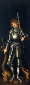 Sint Joris, ca. 1514 door Lucas Cranach the Elder