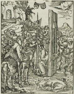 Sint Matthias, uit Het martelaarschap van de apostelen door Lucas Cranach the Elder