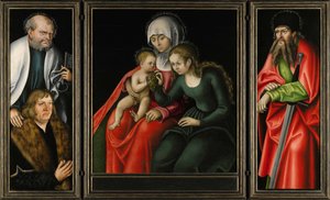 Het Feilitzsch altaarstuk door Lucas Cranach the Elder