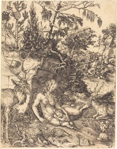 De Boetedoening van Sint Johannes Chrysostomus door Lucas Cranach the Elder
