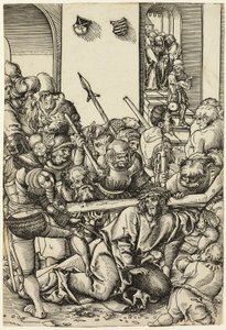 De weg naar Golgotha, uit de Passie door Lucas Cranach the Elder