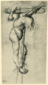 Dief aan het kruis door Lucas Cranach the Elder