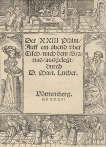 Titelrand met het Verhaal van Salome en St. Johannes de Doper door Lucas Cranach the Elder