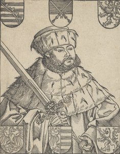 Kopie van Johan Frederik de Grootmoedige, in Electorale Gewaden door Lucas Cranach the Younger  