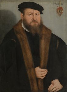 Portret van een man, 1557 door Lucas Cranach the Younger