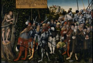 De preek van Johannes de Doper, 1549