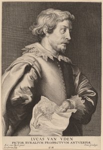Lucas van Uden door Lucas Emil Vorsterman after Sir Anthony van Dyck