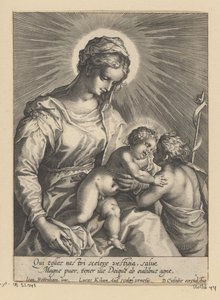Maria met kind en Johannes de Doper