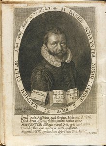 Portret van Daniel Schwenter 1585-1636