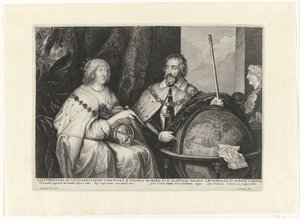 Thomas Howard, 2e graaf van Arundel en zijn vrouw Alatheia Talbot door Lucas Vorsterman (I)