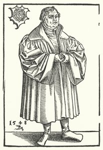 Duitse protestantse hervormer Maarten Luther in latere leven door Lucas the Elder (after) Cranach