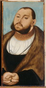 Johann Frederik I, keurvorst van Saksen (1503-1554), door Cranach, Lucas de Oude (1472-1553). Olie op hout door Lucas the Elder Cranach