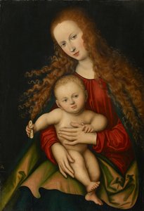 Maagd en Kind door Lucas the Elder Cranach