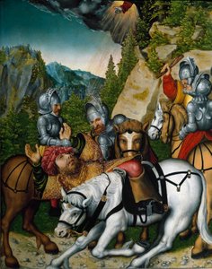 De val van Saul of de bekering van St. Paulus op de weg naar Damascus