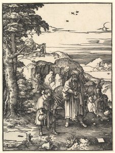 Abraham die Isaac gaat Offer door Lucas van Leyden