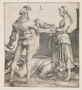 Onthoofding van Johannes de Doper, 1513 door Lucas van Leyden