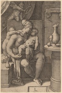 Liefdadigheid door Lucas van Leyden