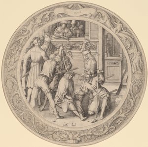 Christus met Doornenkroon door Lucas van Leyden