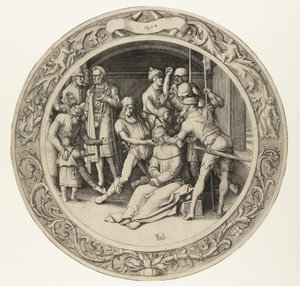 De bespotting van Christus door Lucas van Leyden