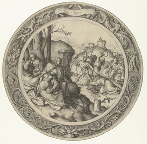 De kruisdraging De Ronde Passie (serie titel) door Lucas van Leyden