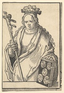 Ecclesia Christi Geloof, uit de serie van Sibyllen door Lucas van Leyden