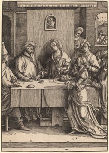 Herodes en Herodias door Lucas van Leyden