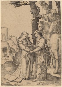 Sint Joris Bevrijdt de Prinses door Lucas van Leyden