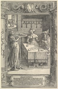 Salome met het hoofd van Johannes de Doper, ca. 1517 door Lucas van Leyden